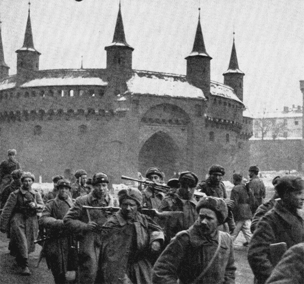 Краков, Польша. 1945 год