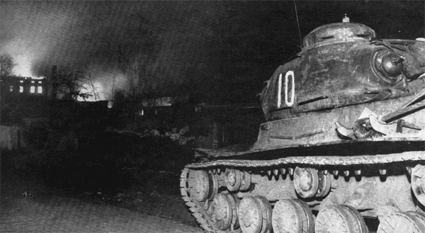 Ночной бой в местечке Спремберг. 1945 год